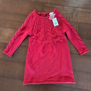 Margaux & Lexi red sweater dress 4T